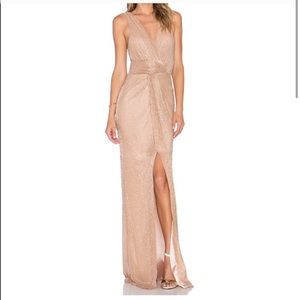 Parker Black Monarch Beaded Dress